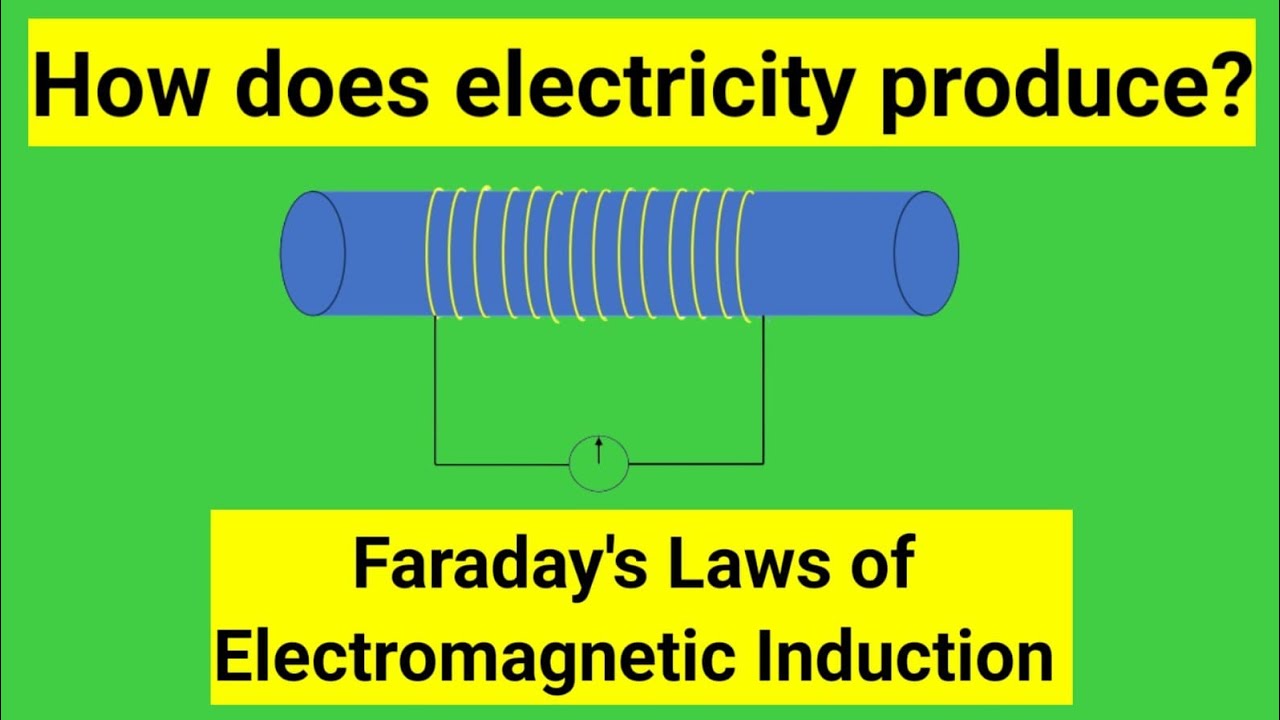 How does electricity produce? Faraday's laws of