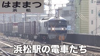 【鉄道】　午後の浜松駅を賑わすの電車たち　浜松駅撮影　旅客も貨物もいろいろいっぱい1時間！