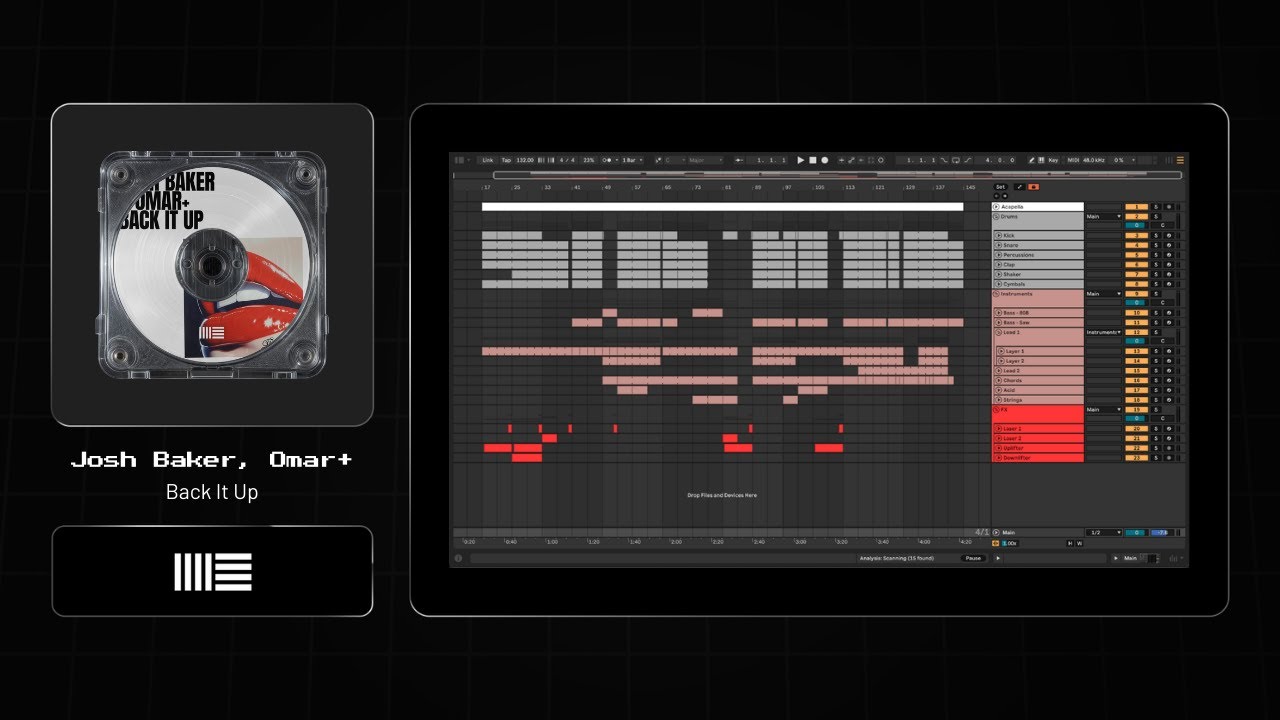 Josh Baker, Omar+ - Back It Up [Ableton Remake]