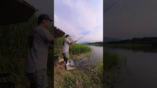 .오랜만에 #힐링낚시 🎣#보청천 붕어사냥~😎🤩....세상의 중심 세중이네~🏕🎣.#추억하기 #가족 #사랑 #일상#주말농장 #캠핑 #낚시 #취미#한화이글스