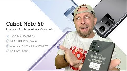 Unboxing the Cubot NOTE 50: An 99$ Affordable Powerhouse Smartphone