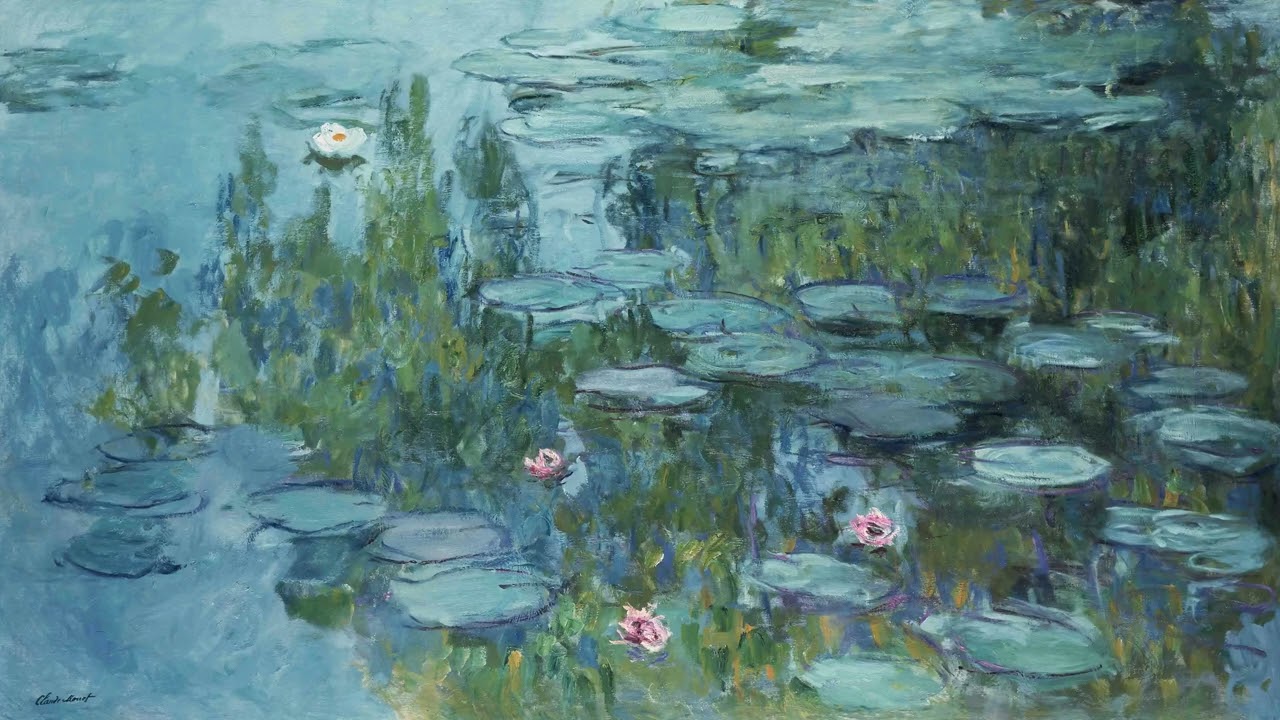 Water Lilies Monet Remembered - 2 Hours Screensaver