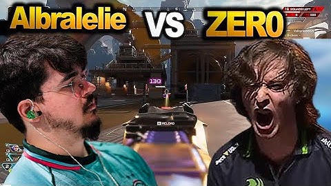 Zer0 vs Albralelie in algs scrims!! WHO WIN?!