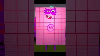 Counting Down Numberblocks 90 to 1 #shorts