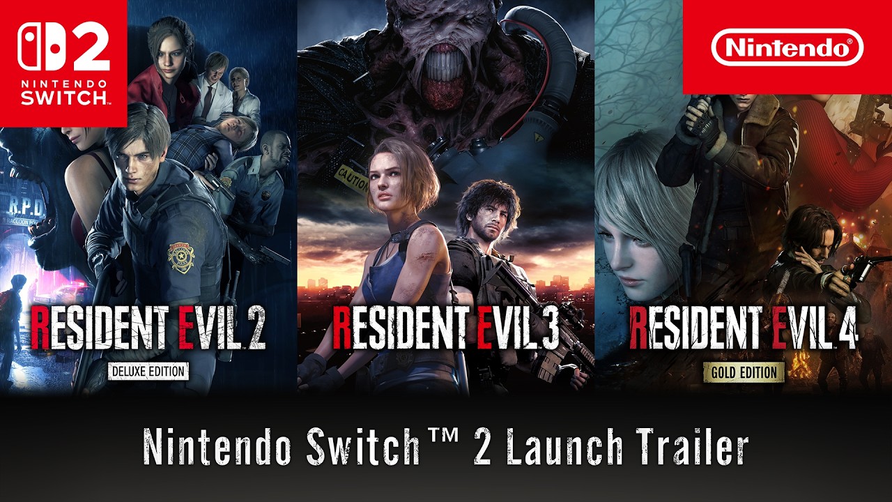 Resident Evil 2/3/4 – Launch Trailer – Nintendo Switch 2