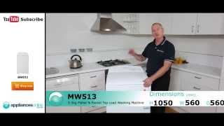 MW513 Fisher & Paykel 5.5kg QuickSmart Top Load Washing Machine reviewed - Appliances Online