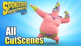 SpongeBob HeroPants All Cutscenes Movie (Ultra HD)