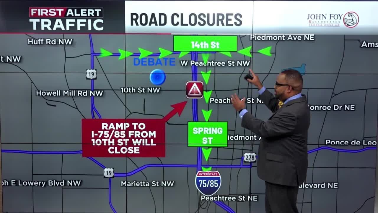 Road closures day due to Presidential Debate and Copa America - YouTube