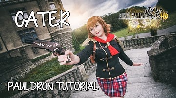 Cater : Final Fantasy Type 0 - Pauldron Tutorial from PVC pipe