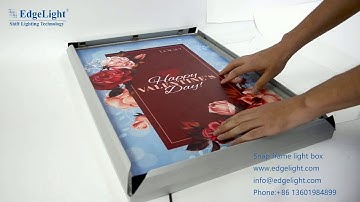 Snap frame light box