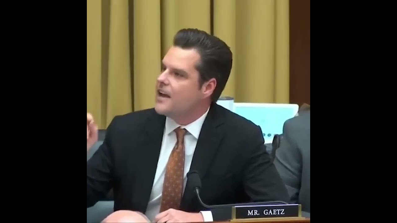 Matt Gaetz ERUPTS in SAVAGE Tear Against Pro-Abortion Congresswoman