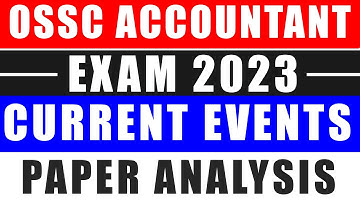 OSSC Accountant 2023 | Current Affairs Analysis | 30 July 2023