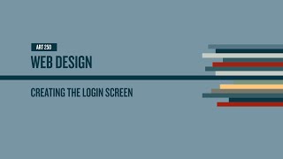 Creating a login screen in Adobe XD