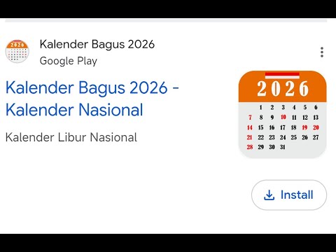 Aplikasi Kalender 2026 Terbaik untuk Android & iPhone: Gratis, Simpel, Fitur Lengkap!
