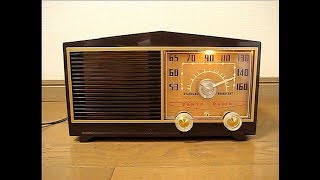真空管ラジオ 　サンヨー　 三洋電機　SS-58 「オー・シャンゼリゼ　欧陽菲菲」を聴いてみました。