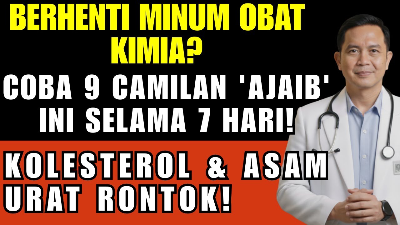 Kakek 65 Tahun Sembuh Total! Tanpa Obat, Cukup Makan 9 Camilan Murah Kolesterol & Asam Urat Rontok!