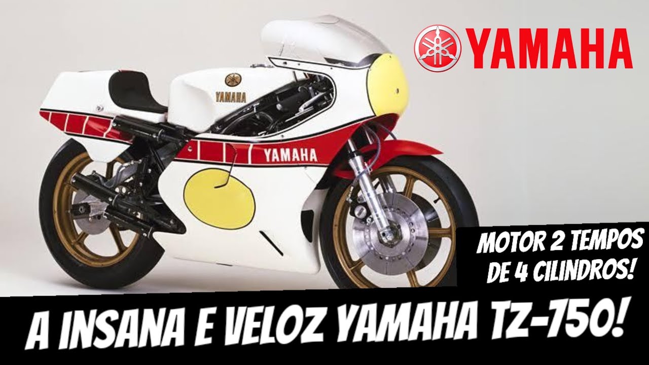 A HUMAN AND VELOZ YAMAHA TZ-750!! - YouTube
