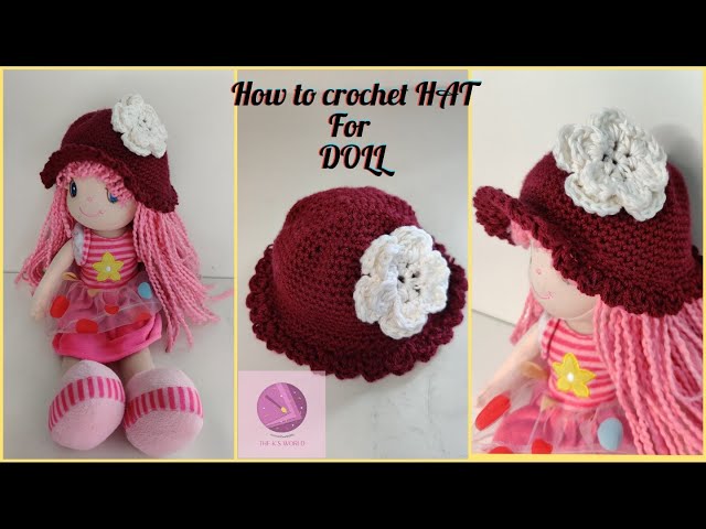 Easy Crochet Doll Hat Pattern — PACountryCrafts