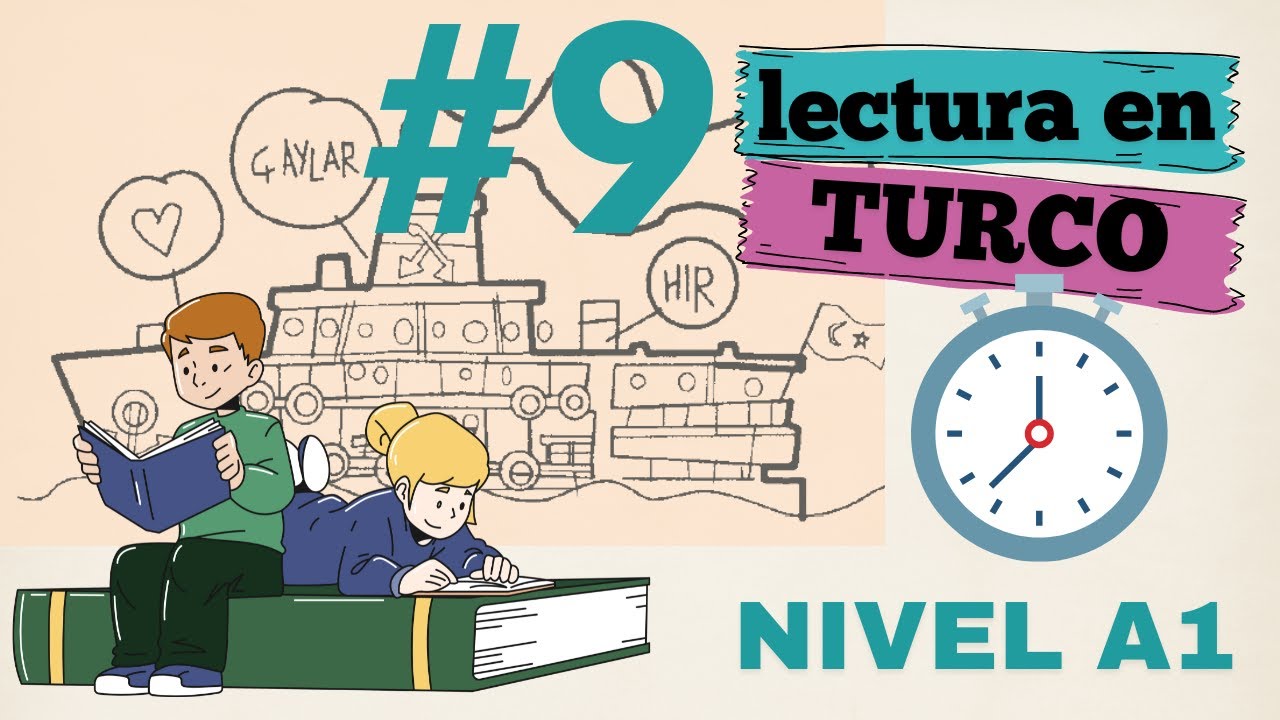 #9 LECTURA EN TURCO-okuyorum-nivel A1 con CRONOMETRO/#turcomexico