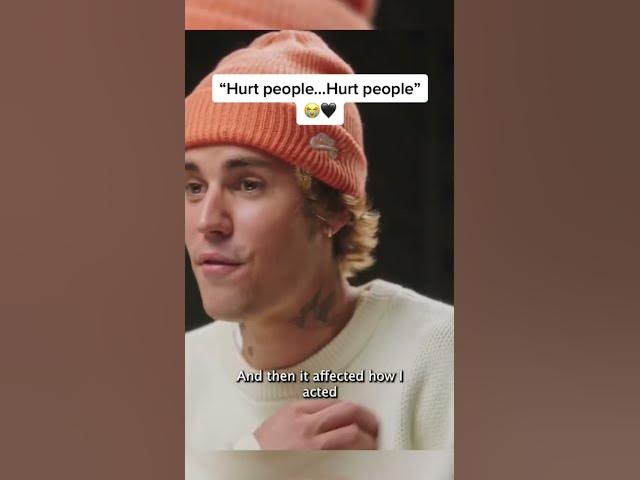 HURT PEOPLE, HURT PEOPLE 😢 #shortvideo #justinbieber #shorts #lonely