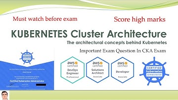 Kubernetes Cluster Architecture | Control Plan & Node Component | #Kubernetes #CKA @AlokKumar