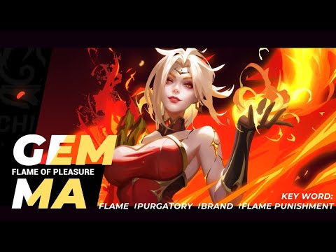 : Gemma - Flame of Pleasure - feel the burn of the flame