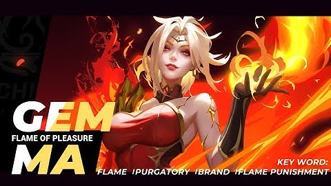 Gemma "Flame of Pleasure" , feel the burn of the flame!
