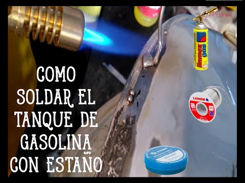 Video: ¿Cómo se suelda el tanque de gasolina de una motocicleta?