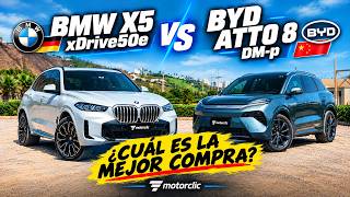 BMW X5 vs BYD ATTO 8: LUJO ALEMÁN CONTRA TECNOLOGÍA CHINA 🚗💨⚡️