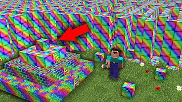 Minecraft NOOB vs PRO: ONLY NOOB CAN FOUND TREASURE IN RAINBOW SECRET MAZE! Challenge 100% trolling