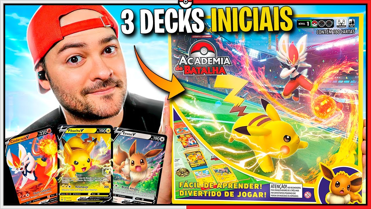 Jogo de Cartas Pokemon Academia de Batalha Tabuleiro Cards - Loja