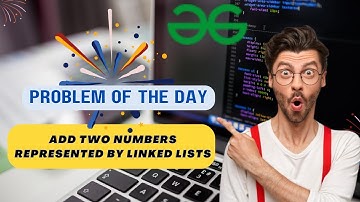 Add two numbers represented by linked lists | Linked List | gfg potd today | Python code #day53