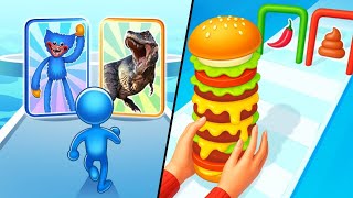 Monster Run Battle Squad | Burger Master Cooking / All Level Gameplay: Android,iOS screenshot 4
