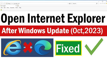 How to Fix Internet Explorer Open But Opens Microsoft Edge After Windows Update (October 2023)
