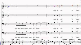 For the Beauty of the Earth (Rutter) - Soprano chords