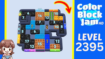 Color Block Jam Level 1485 (2395) Solution Walkthrough