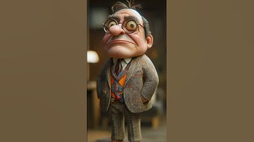 🧓 AI-Generated 3D Character | Old Man Animation | Realistic Pixar-Style Model#trending #viral #asmr