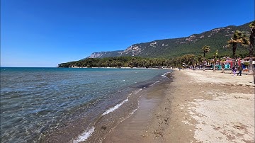 A Very Beautiful Beach In The Aegean Sea Coast - Awesome Views
