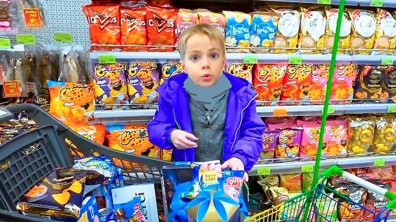 ПАПА vs ФЁДОР. СИНЕ - ГОЛУБЫЕ ПОКУПКИ.