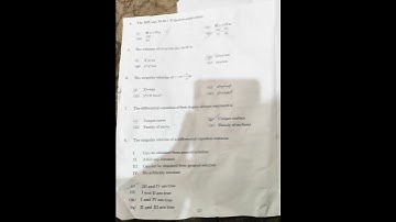 UG maths mjc04 sem 3 ordinary differentiatial equations #questionpaper #semester #purneauniversity