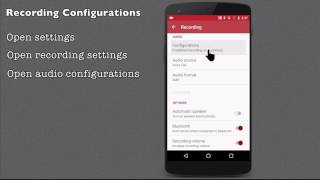 Automatic Call Recorder - HOWTO select a predefined configuration screenshot 5