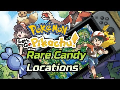 Pokemon Lets Go Pikachu Rare Candy Locations Nintendo Switch