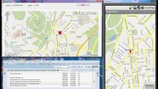 Android : Affichage de ma position GPS  avec VB.NET 2010 et PHP screenshot 3