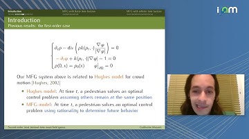 Guilherme Mazanti: "Second-order local minimal-time mean field games"