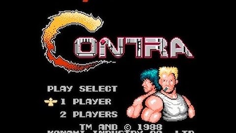 Contra (Probotector) NES Game Genie Play-Through.