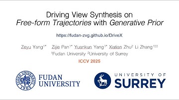 [ICCV 2025] Driving Scene Synthesis on Free-form Trajectories with Generative Prior