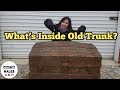 FOUND A TRUNK I Bought Abandoned Storage Unit Locker / Opening Mystery Boxes Storage Wars Auction