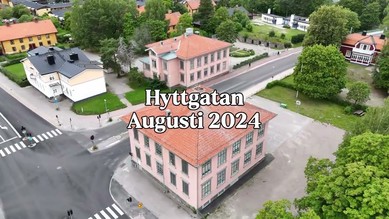 Sandviken vyer från flygande kamera 2024