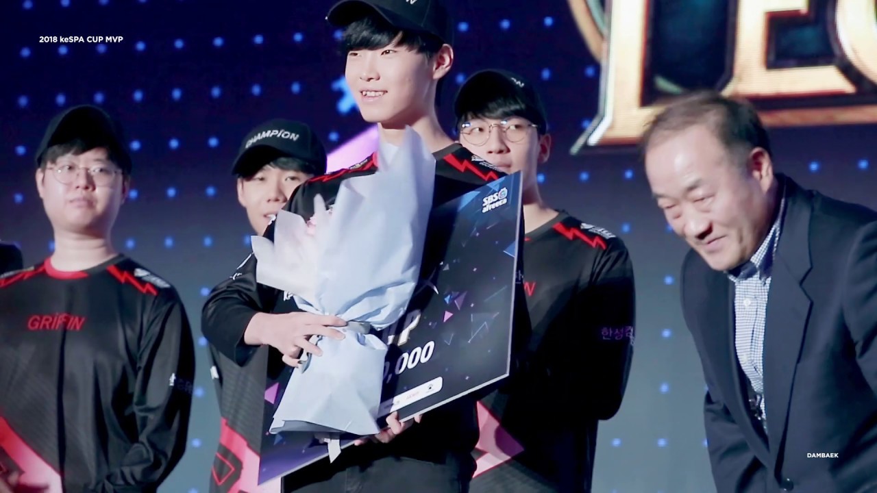 2018 KeSPA CUP MVP GRIFFIN CHOVY (fan cam)