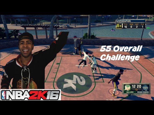 NBA 2K16 | MYPARK STREAKING!! Entire Team 55 overall Myplayer challenge!! -Prettyboyfredo